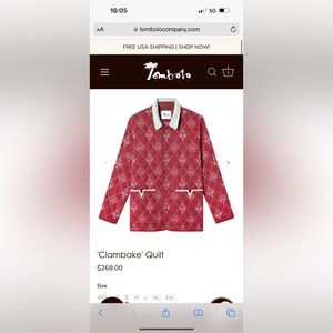 Tombolo company jacket